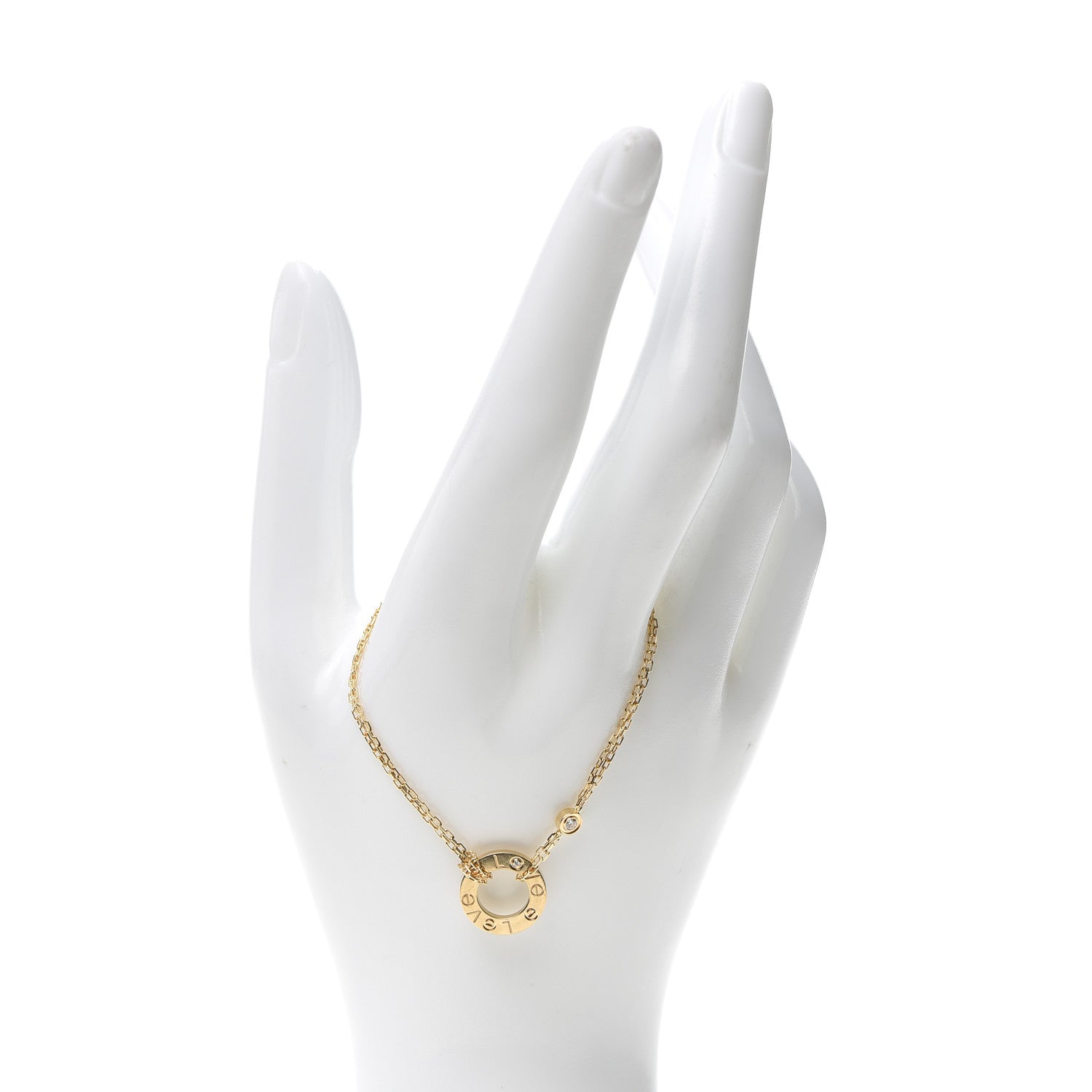 Cartier 18K Yellow Gold Diamond LOVE Bracelet 2 of 6