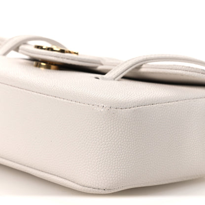 Chanel Shiny Caviar Mini Preppy Coco Shoulder Bag White 9 of 14
