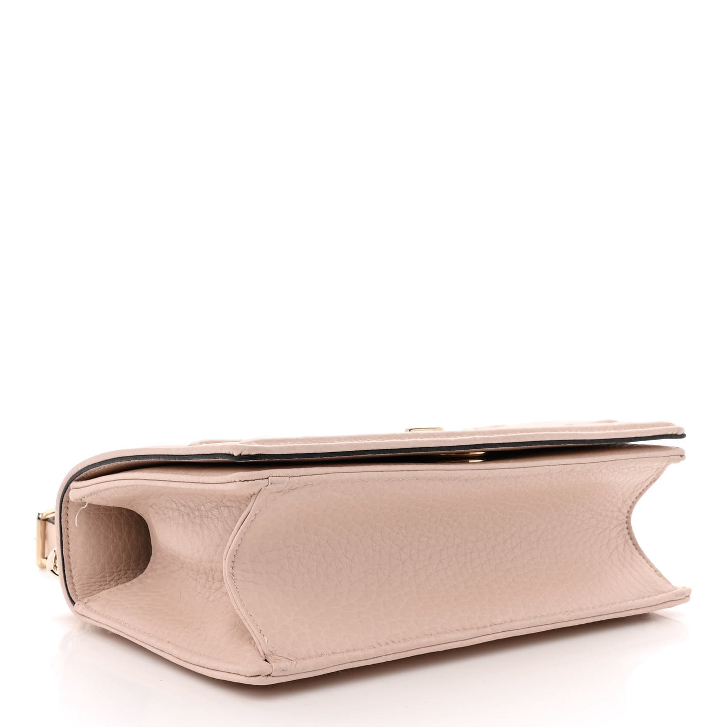 Grained Calfskin Small Diorama Flap Bag Pink
