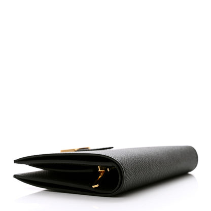Hermes Epsom Bearn Compact Wallet Black 4 of 8