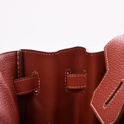 Hermes Taurillon Clemence Birkin 35 Sanguine 25 of 32