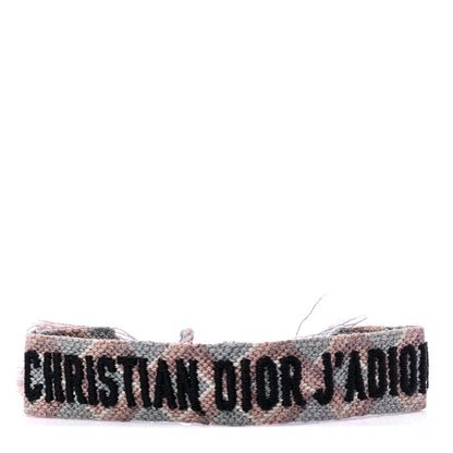 Christian Dior Woven Cotton J'Adior Friendship Bracelet 1 of 5