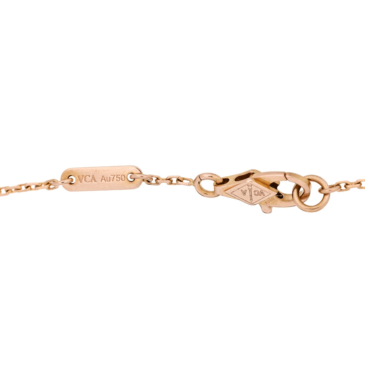 Van Cleef & Arpels 18K Rose Gold Sweet Alhambra Bracelet 3 of 4