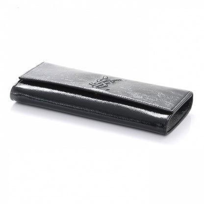 Saint Laurent Patent Belle de Jour Clutch Thyme 5 of 8