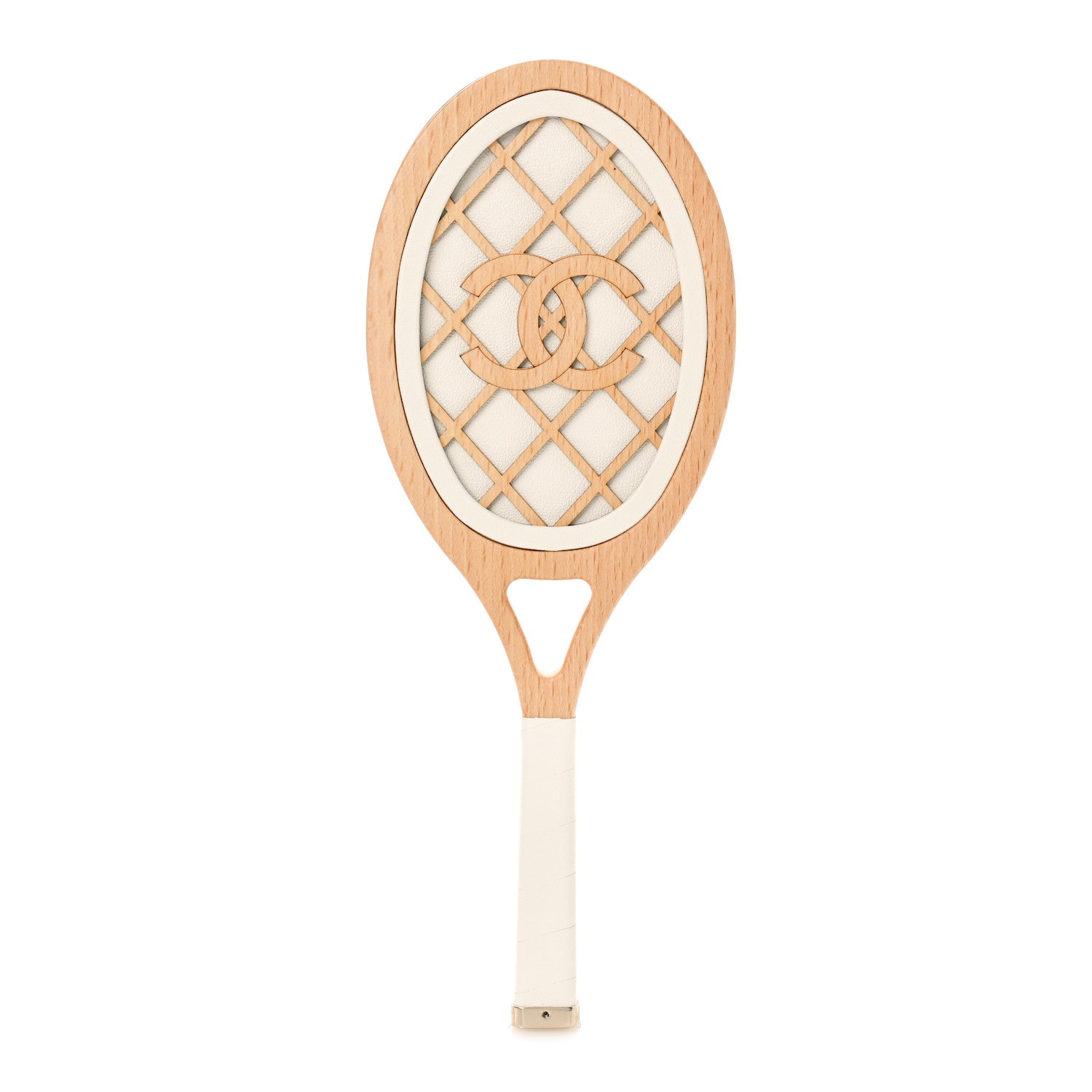 Chanel Canvas Calfskin Tennis Racket Clutch With Chain Pink 12 of 13