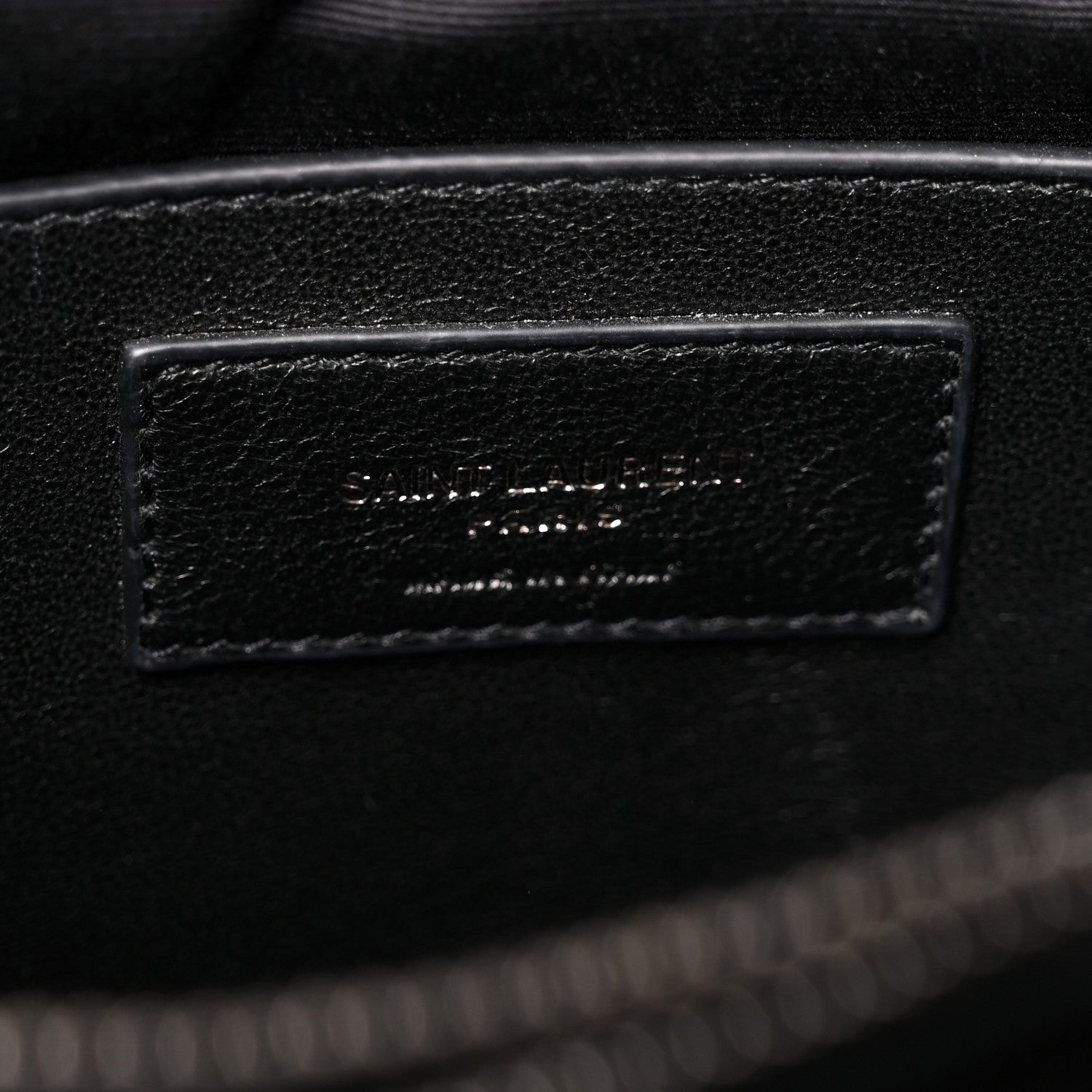 Saint Laurent Sheepskin Matelasse Chevron Monogram Large College Satchel Black 6 of 15