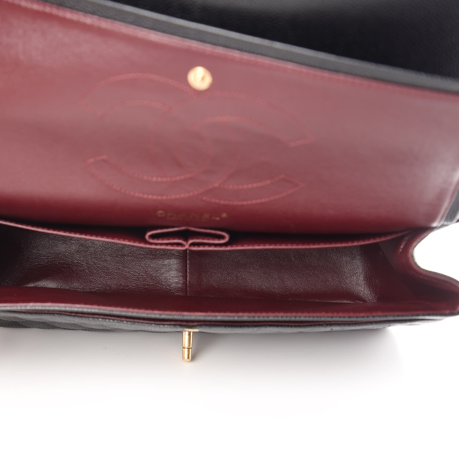 Chanel Caviar Quilted Jumbo Double Flap Black 5 of 11