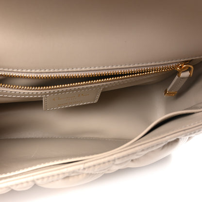 Christian Dior Calfskin Macrocannage Medium Caro Bag Sand 5 of 11