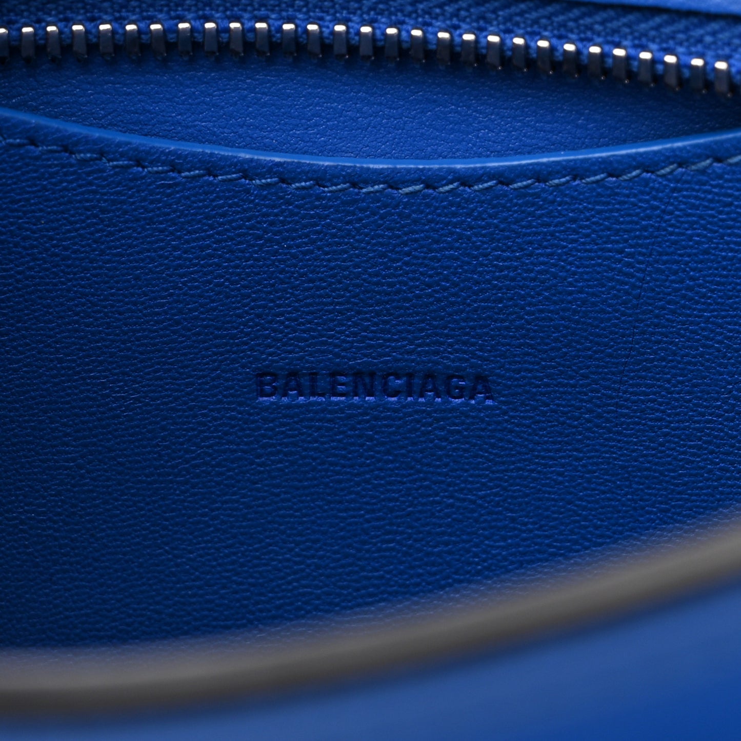 Smooth Calfskin Neo Classic Silver Hardware Mini City Bleu