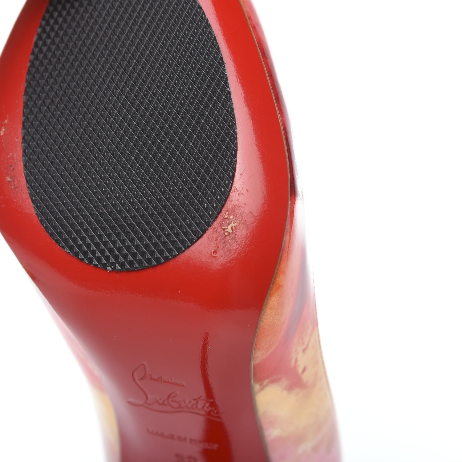 Christian Louboutin Patent Tie and Dye Pigalle Follies 100 Pumps 38 Multicolor 8 of 9