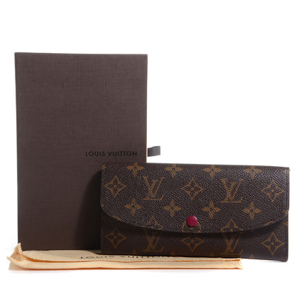 Louis Vuitton Monogram Emilie Wallet Fuchsia 8 of 8
