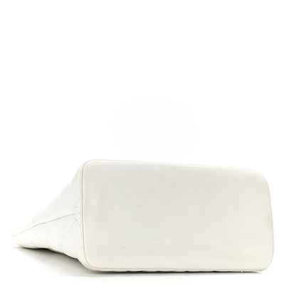 Chanel Caviar Quilted Medallion Tote White 4 of 10