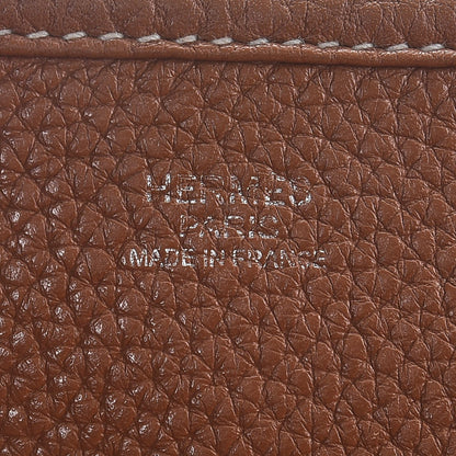 Hermes Taurillon Clemence Evelyne III GM Gold 6 of 16