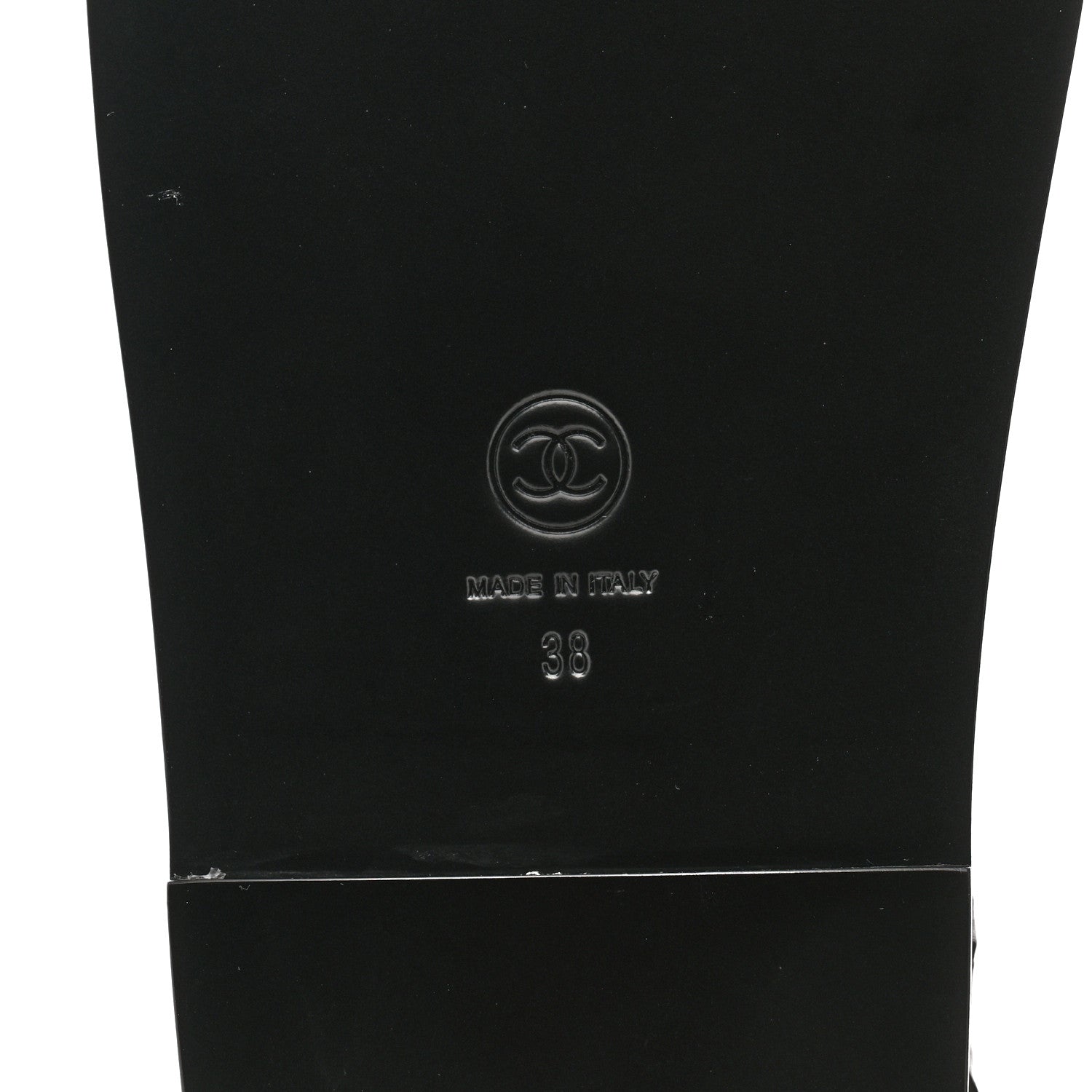 Chanel Grained Calfskin Velcro Dad Sandals 38 Black 8 of 10