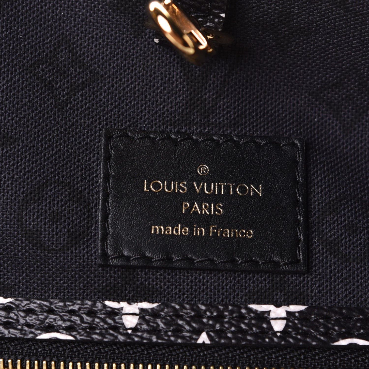 Louis Vuitton Monogram Giant Crafty Neverfull MM Creme Rouge Black 5 of 5