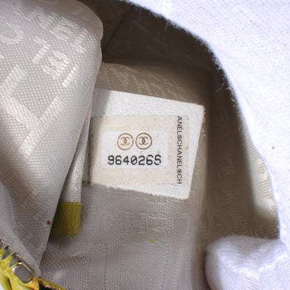 Chanel Lambskin Precious Symbols Pochette Chartreuse 7 of 8