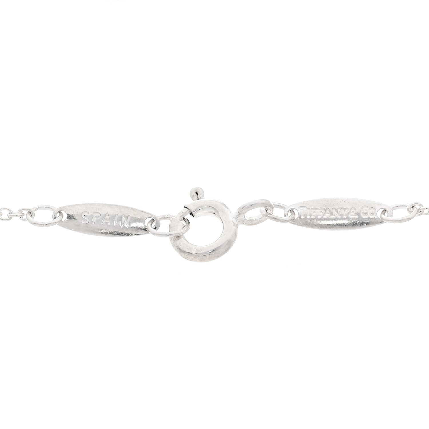Tiffany Sterling Silver Turquoise Elsa Peretti Color By The Yard Bracelet 7 of 7
