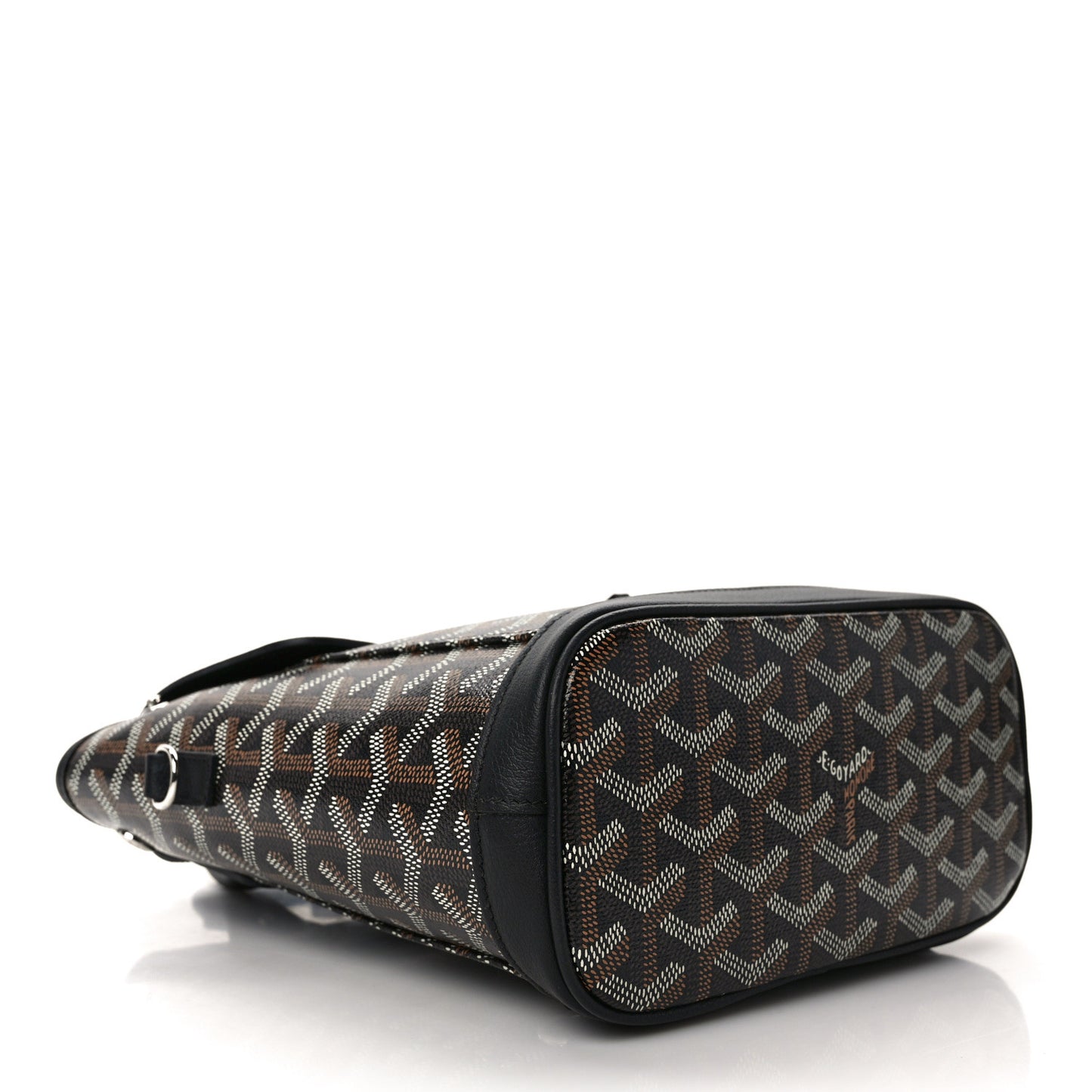 Goyardine Calfskin Mini Alpin Backpack Black