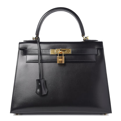 Hermes Box Kelly Sellier 28 Black 1 of 40