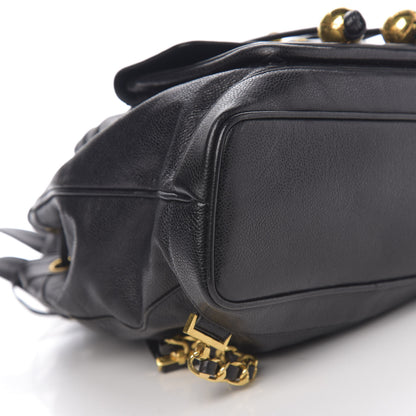 Chanel Caviar Drawstring Backpack Bag Black 8 of 10