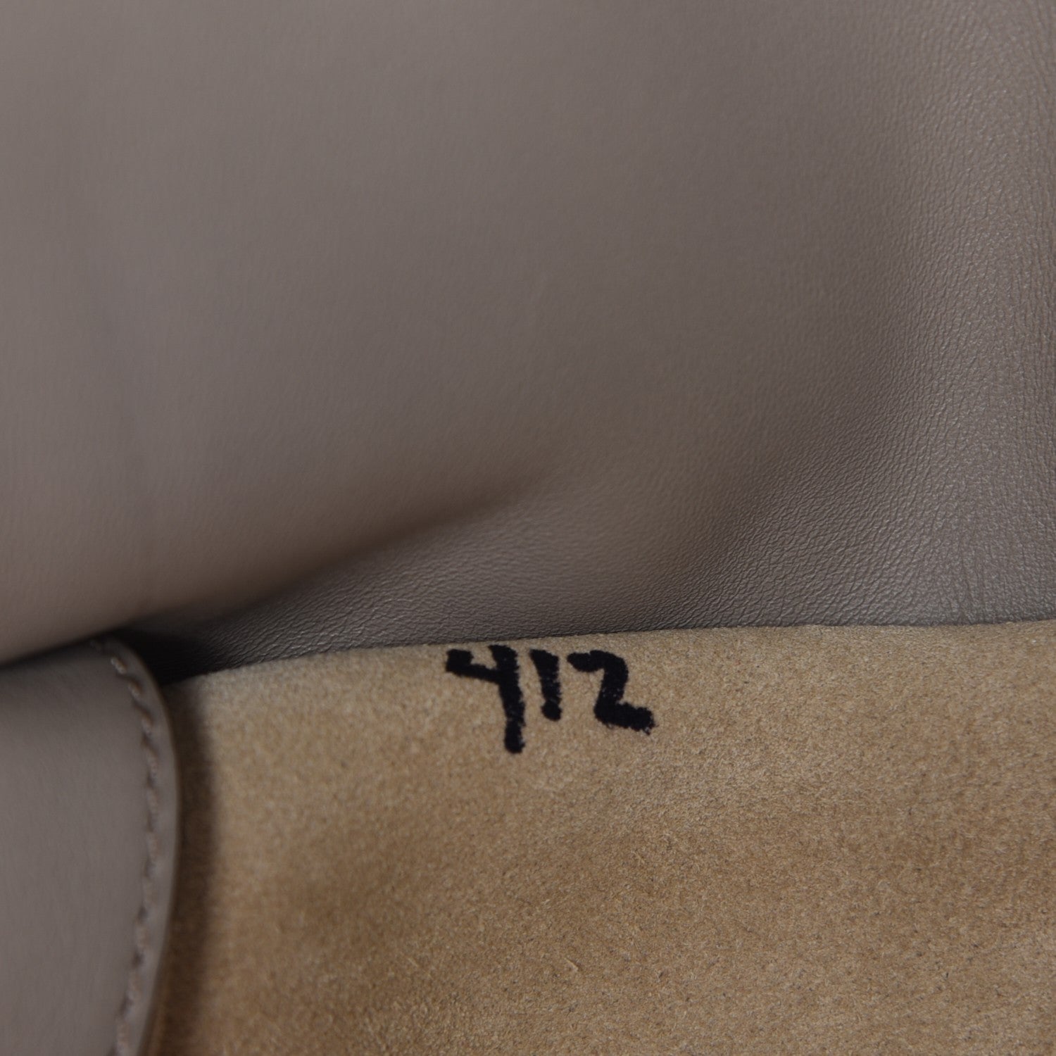 Chloe Suede Smooth Calfskin Mini Kurtis Shoulder Bag Motty Grey 7 of 8