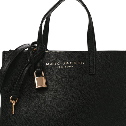 Marc Jacobs Calfskin Mini Grid Tote Bag Black 6 of 8