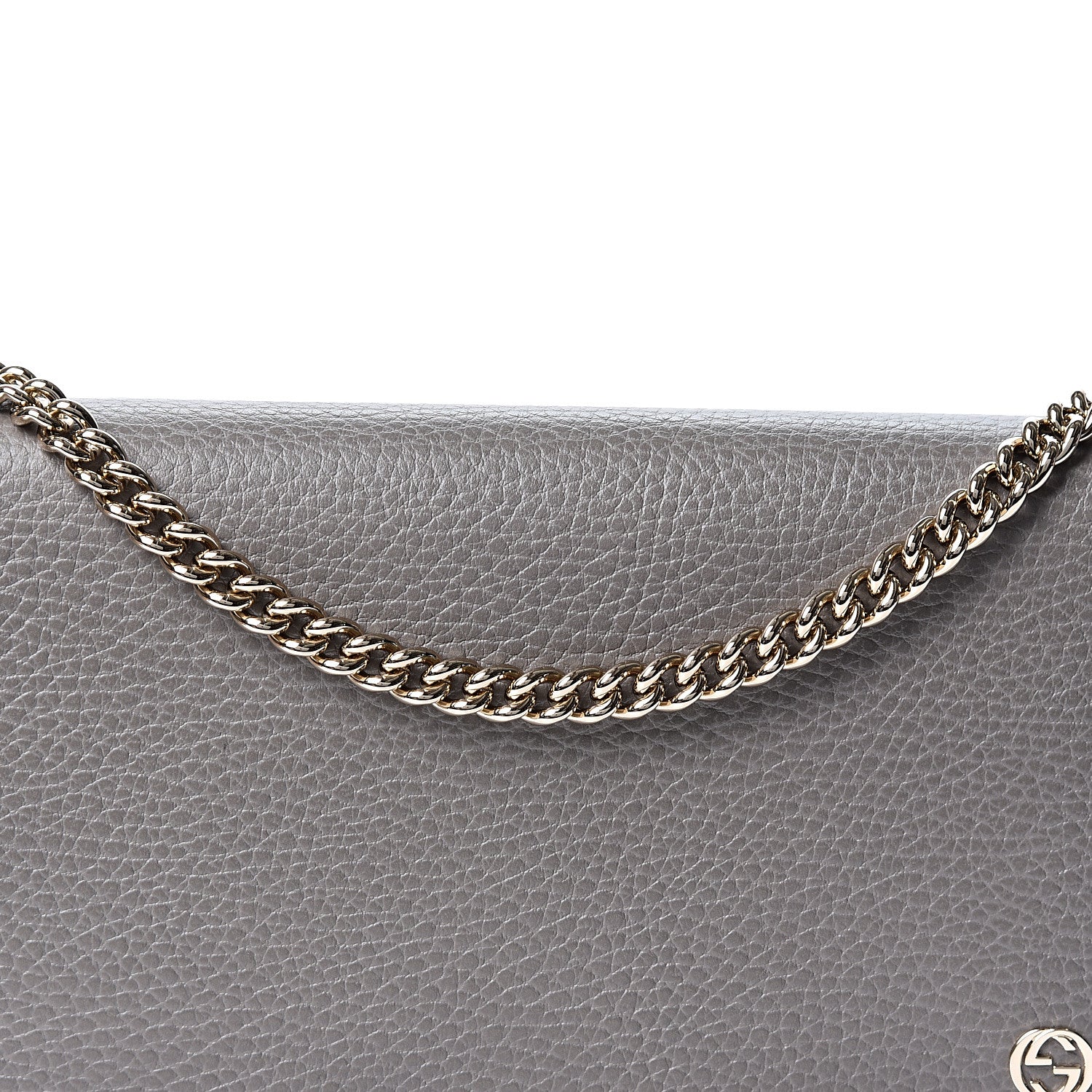 Gucci Dollar Calfskin Medium Betty Chain Wallet Loess 6 of 9