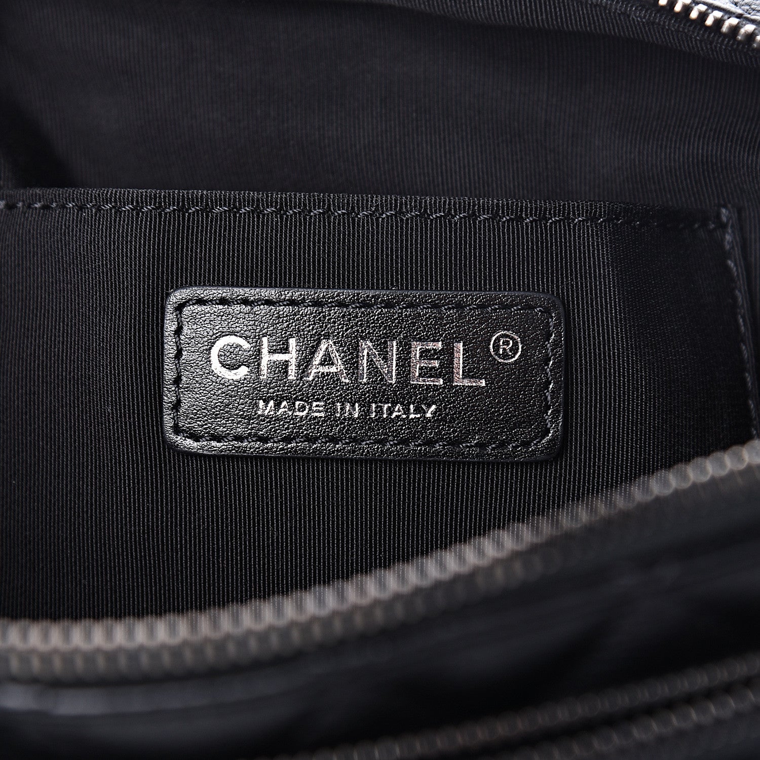 Chanel Calfskin Quilted Waist Bag Black 6 of 11