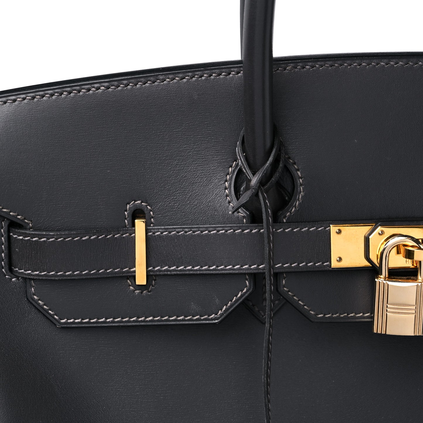 Box Birkin 35 Graphite