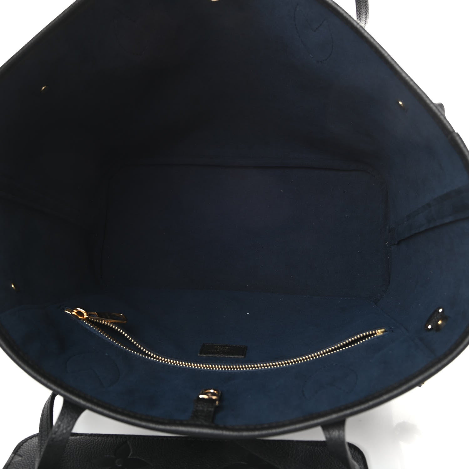 Louis Vuitton Empreinte Monogram Giant Neverfull MM Black 6 of 12