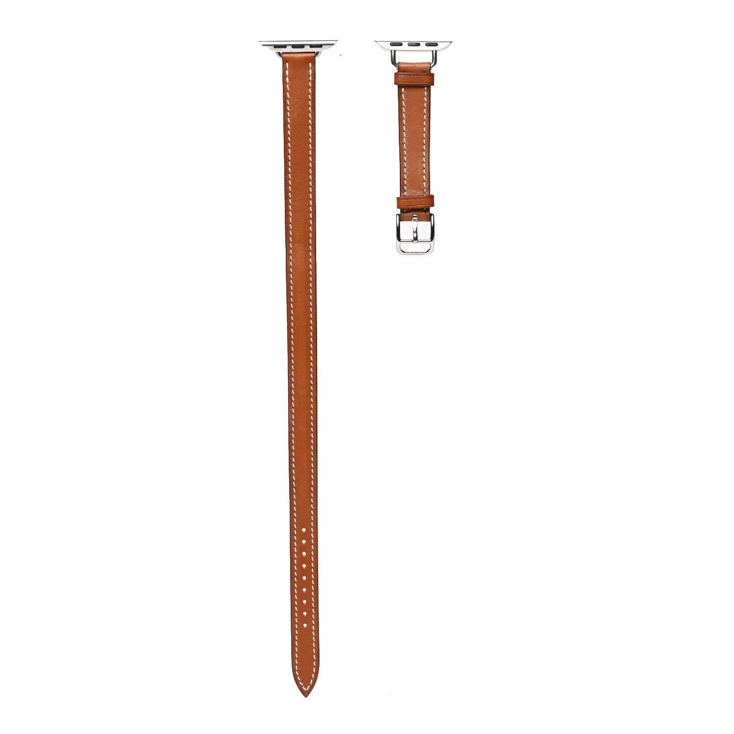 Hermes Barenia 40mm Apple Watch Double Tour Band Fauve 1 of 3