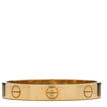 Cartier 18K Yellow Gold 3.5mm LOVE Wedding Band Ring 65 11 1 of 5