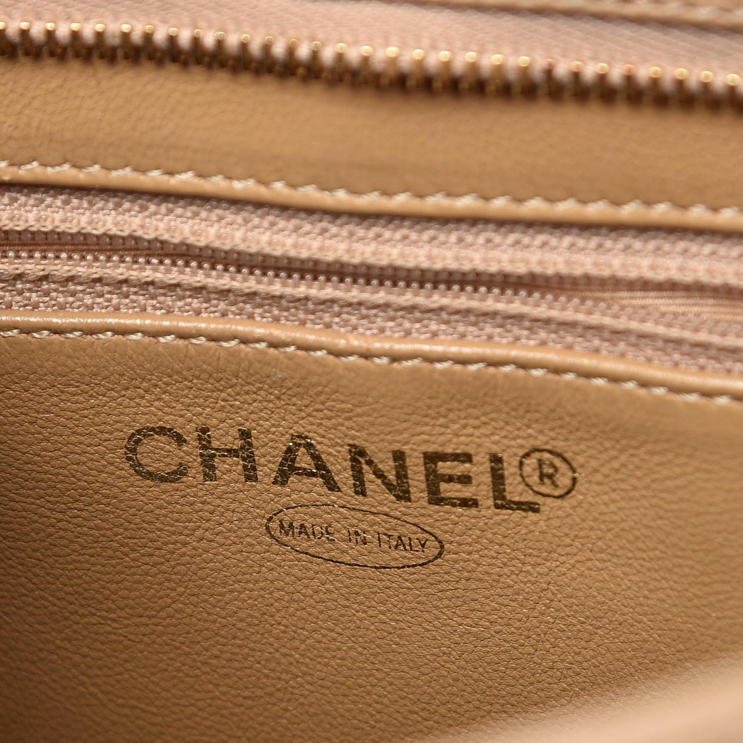 Chanel Caviar Quilted Medallion Tote Beige 5 of 14