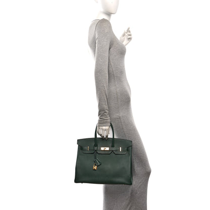 Hermes Epsom Birkin 35 Vert Anglais 2 of 10
