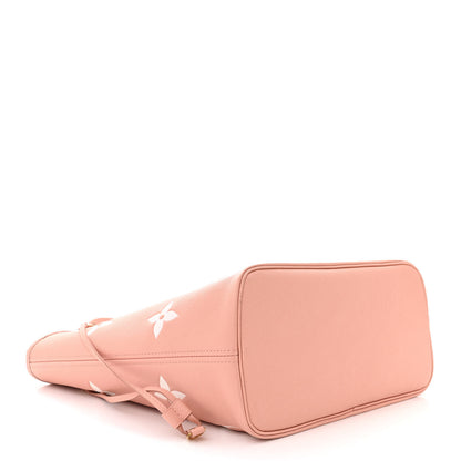Louis Vuitton Empreinte Monogram Giant Neverfull MM Trianon Pink Cream 4 of 11