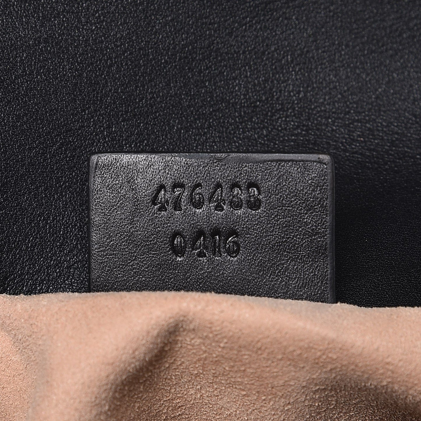 Calfskin Matelasse Super Mini GG Marmont Shoulder Bag Black