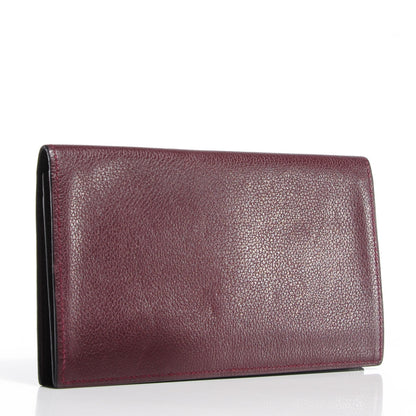 Hermes Evercolor MC2 Fleming Checkbook Holder Wallet Prune 3 of 7