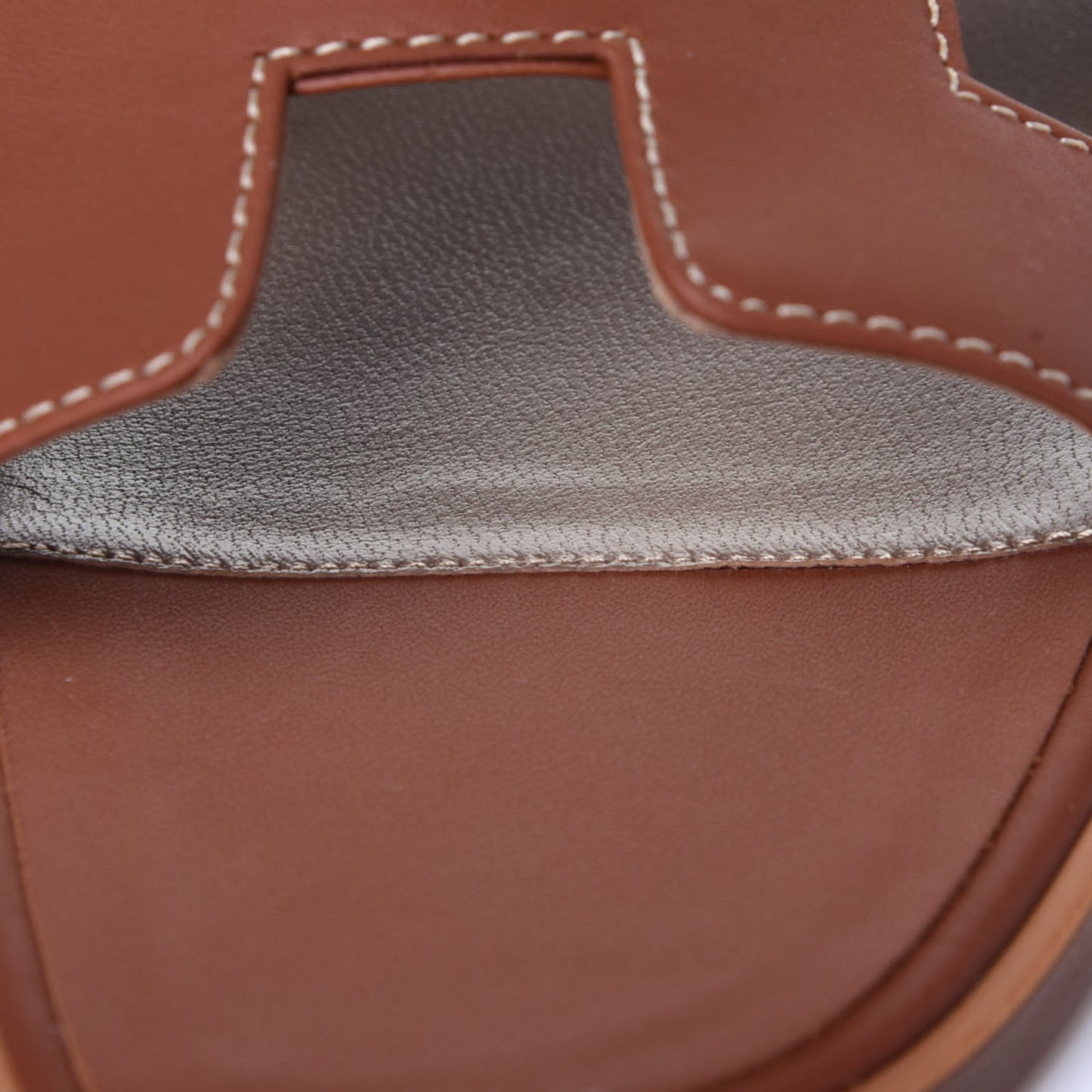 Box Calfskin Oran Sandals 37 Gold