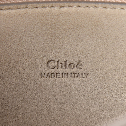 Chloe Calfskin Suede Medium Faye Shoulder Bag Blushy Pink 6 of 14