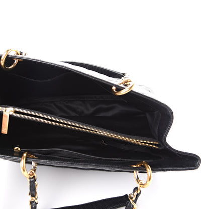 Chanel Caviar Quilted Grand Shopping Tote GST Black 4 of 13