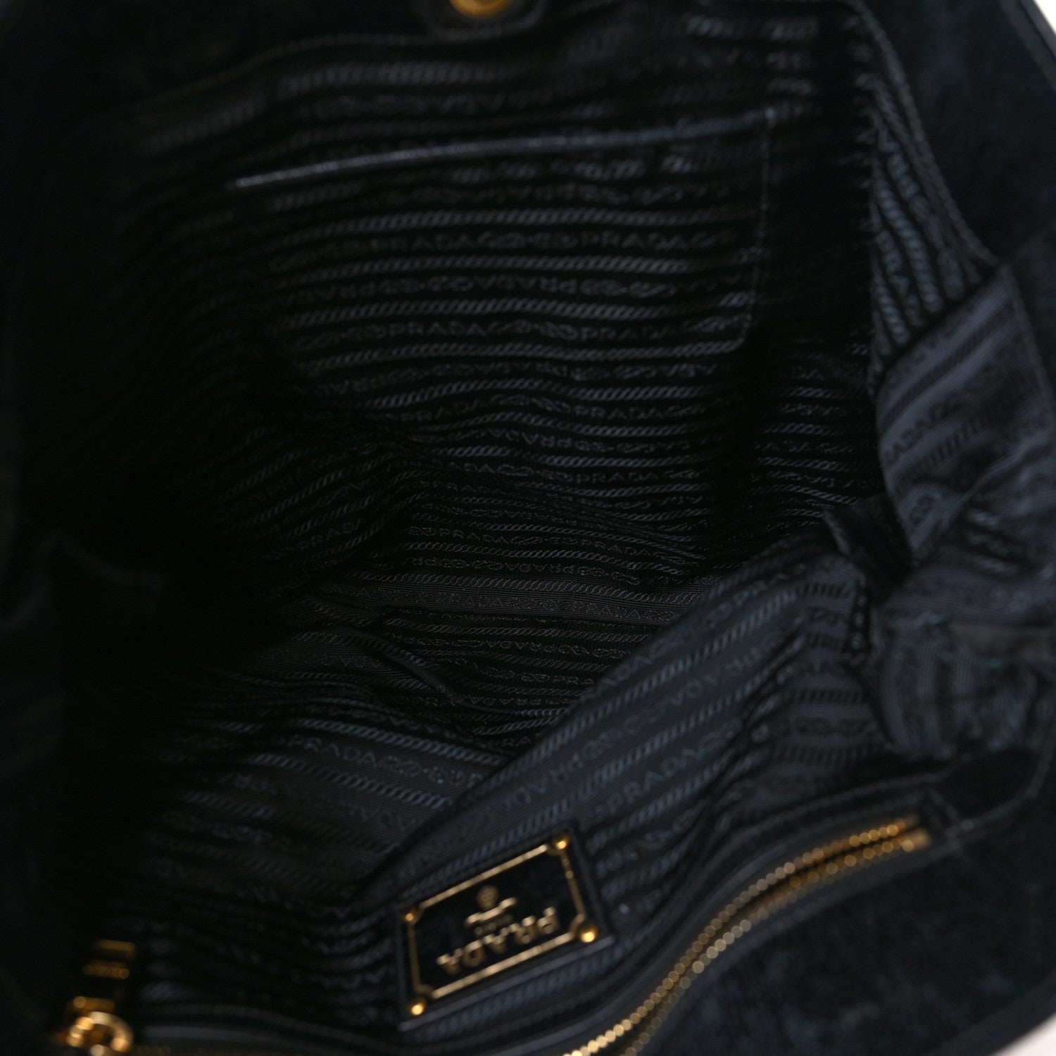 Prada Vitello Shine Top Handle Bag Black 4 of 8