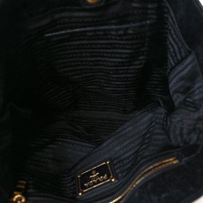 Prada Vitello Shine Top Handle Bag Black 4 of 8