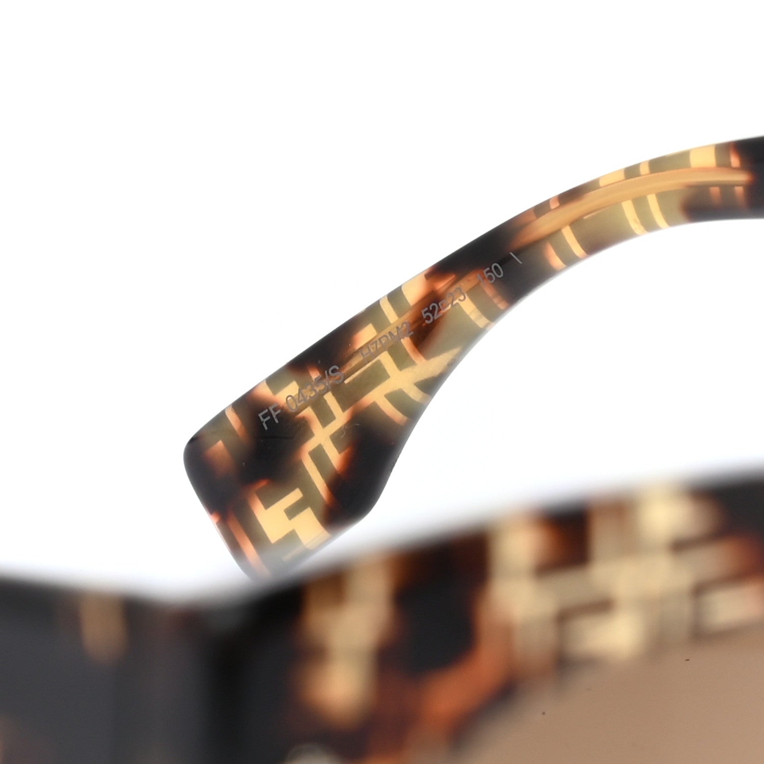 Fendi Acetate FF 53mm Sunglasses 0435/S Tortoise 6 of 6