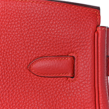 Hermes Togo Birkin 35 Rouge Casaque 13 of 38