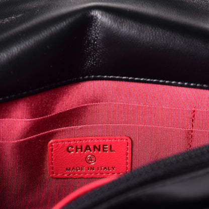 Chanel Shiny Lambskin Quilted Mini Flap Black 7 of 10