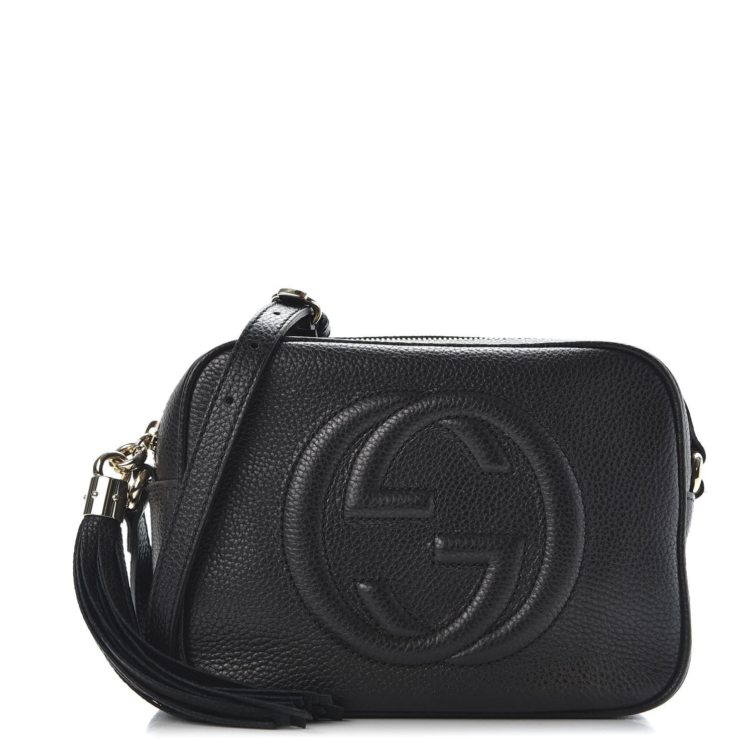 Gucci Pebbled Calfskin Small Soho Disco Bag Black 1 of 9