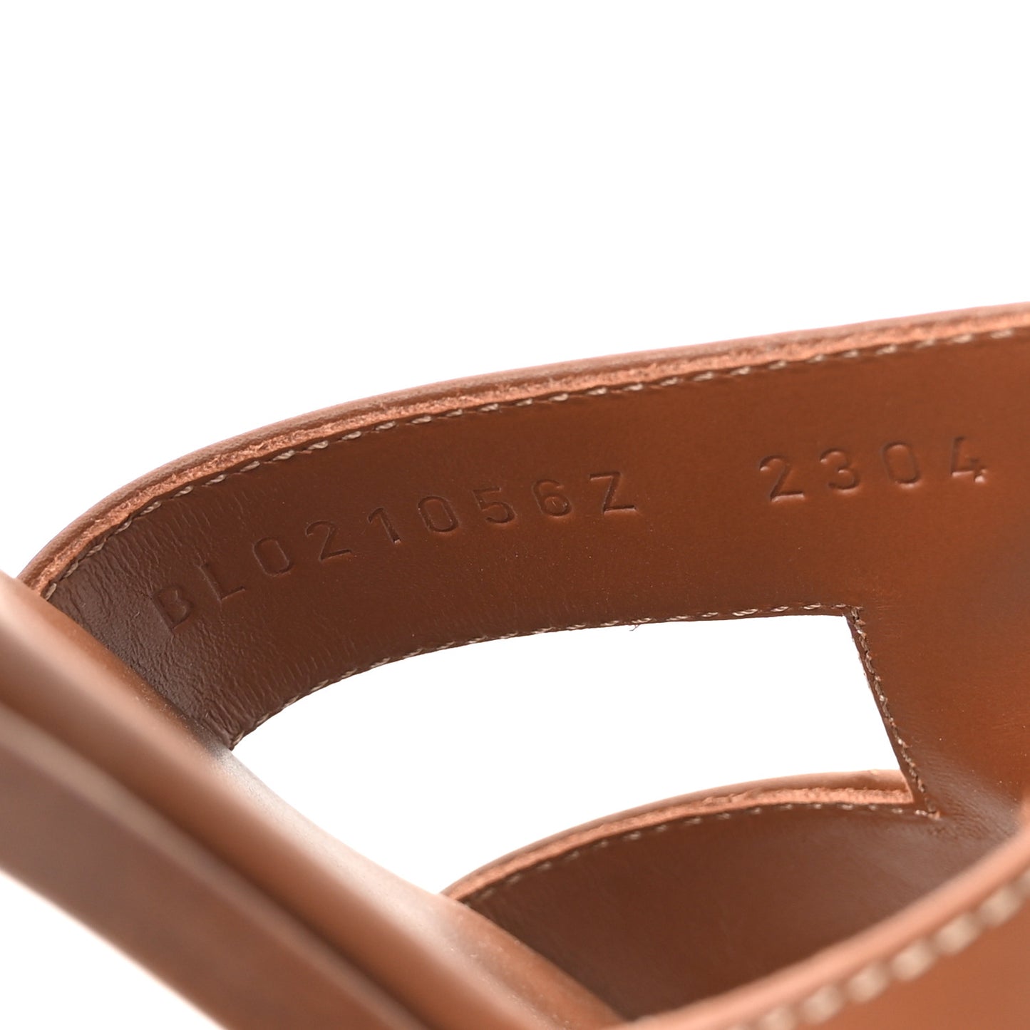 Box Calfskin Oran Sandals 41 Gold