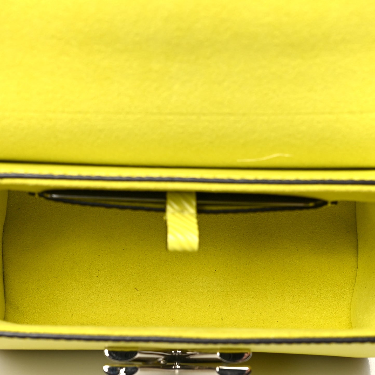 Epi Twist Shoulder Bag Mini Citron Yellow
