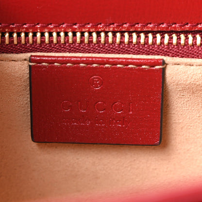 Gucci Arabella Calfskin Horsebit 1955 Shoulder Bag Rosso Ancora 6 of 10