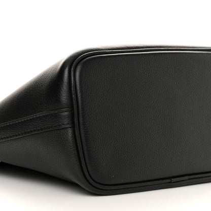 Louis Vuitton Calfskin Lock and Walk Bucket Black 9 of 12